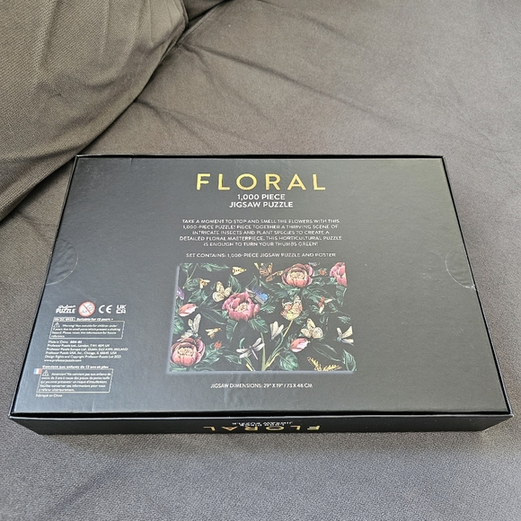 Professor Puzzle Piece of Mind Floral 1000-Piece Jigsaw Puzzle - Picture 2 of 3